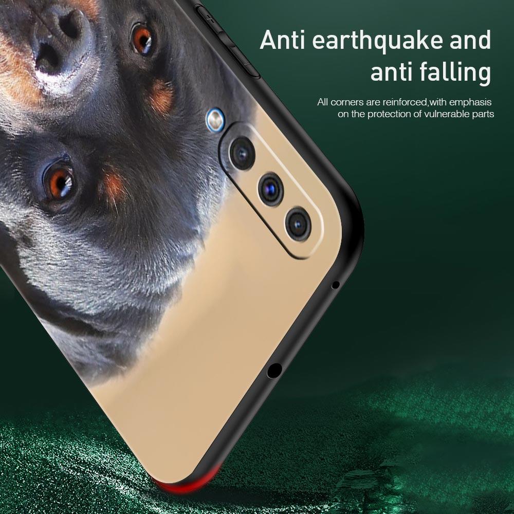Чехол для телефона с изображением собаки ротвейлера для Samsung Galaxy A52 A14 A50 A70 A10 A30 A40 A20S A20E A02S A12 A22 A34 A42 A32 5G A54 A04s
