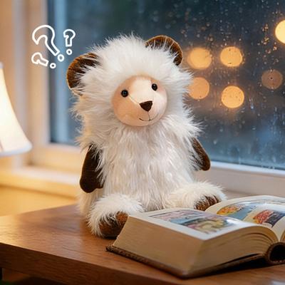Маленькая игрушка-кукла из овечьей шерсти, милый мягкий плюшевый ягненок, игрушка, подарок для детей, мальчиков, девочек, на день рождения, декор для дома