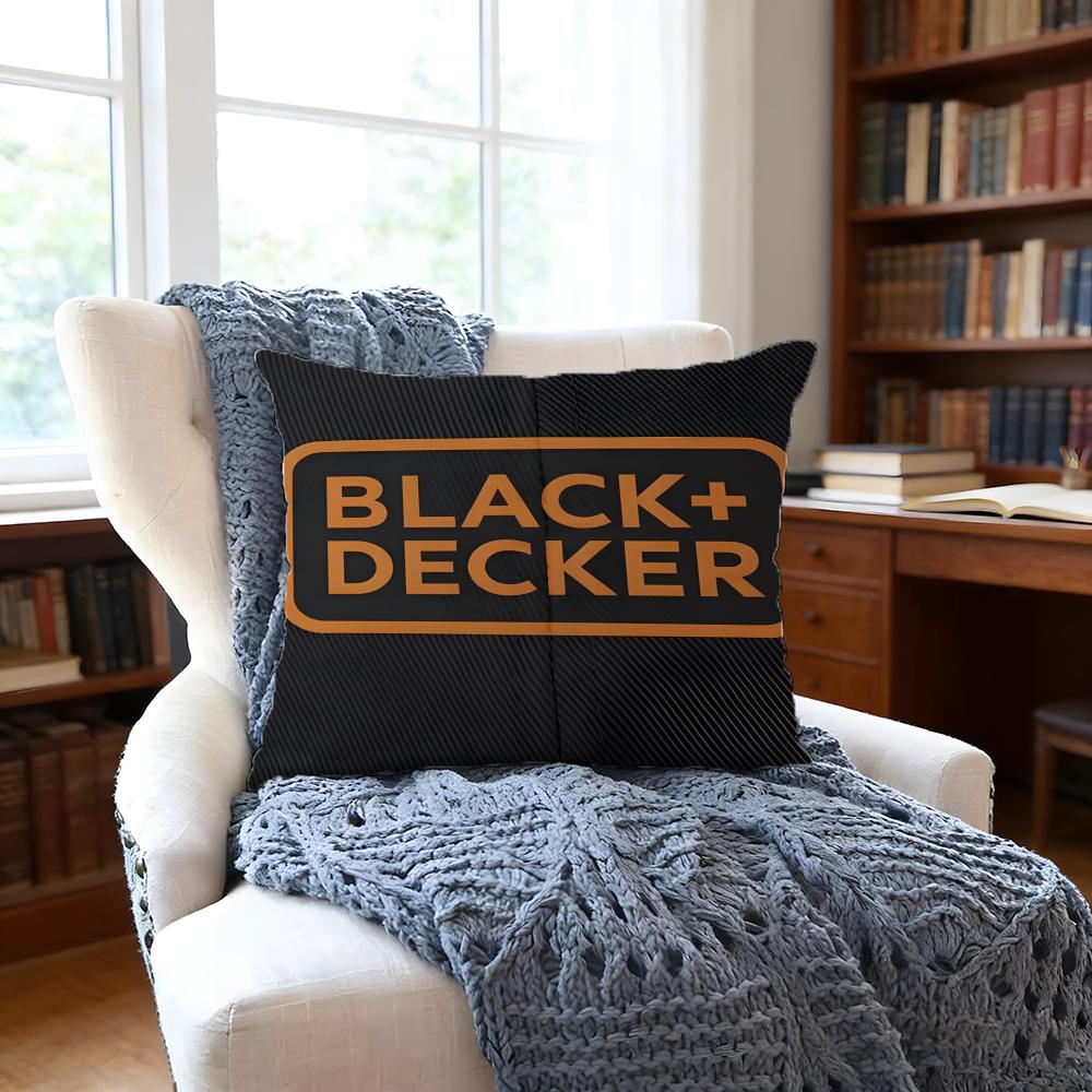 Бренд Black+Decker Наволочка из короткого плюша, пыленепроницаемая, для подушки, дивана, с потайной молнией