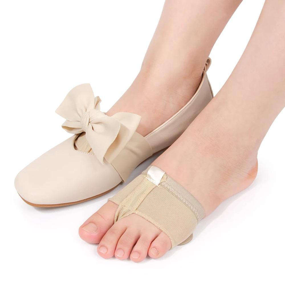 1pair Double Patch Toe Pads Non-Slip Half Sole Forefoot Socks New Dance Paws Cover Fitness