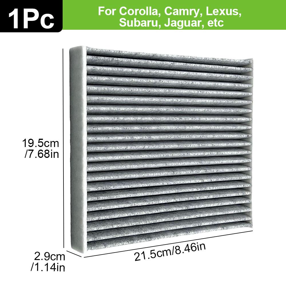 1PC Car Cabin Air Filter Activated Carbon 87139-52020 0D040 30040 0N010 For Corolla Camry Lexus Subaru Jaguar Car Accessories