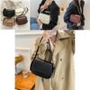 Chic Vintage Small Square Pu Shoulder Bag For Women Trendy 2021 Fashion Retro Purse