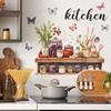 Fun-e24 Kitchenware Glass Bottle Stickers Kitchen Beautification Decorative Wall Stickers Self-adhesive