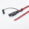 Автомобильный силовой кабель SAE 18AWG, 2-контактный, с разъемом SAE, быстроразъемный шнур