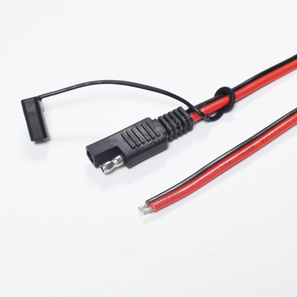 Автомобильный силовой кабель SAE 18AWG, 2-контактный, с разъемом SAE, быстроразъемный шнур
