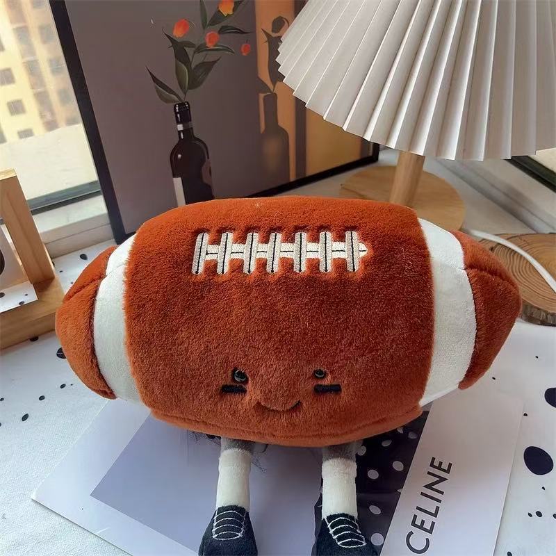 Simulation Rugby Doll Plush Toy Handmade Doll Cartoon Anime Cute Pillow Cushion Home Decoration Children's Birthday Gift To