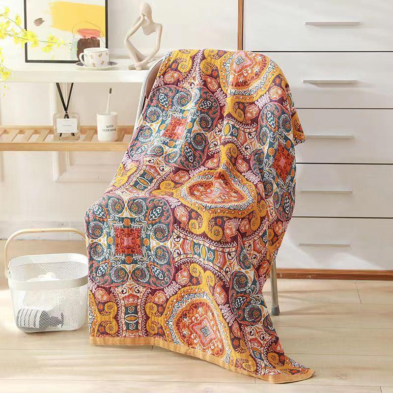 Большое банное полотенце 80 x 160 см из чистого хлопкового марлевого материала, впитывающее, быстросохнущее, для дома, ванной комнаты, пляжа, душа, 1 шт.