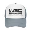 Сетчатая бейсболка WRC World Rally Championship для активного отдыха, гонок на раллийных автомобилях, с застежкой snapback, летняя, дышащая, с козырьком