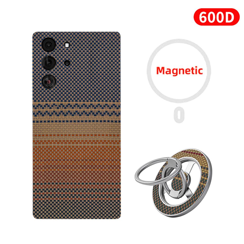 Для Redmagic 10 Pro/10 Pro+/10 Air/10SPro/10SPro+ Чехол из углеродного волокна Арамидная ткань Келар Тонкий Жесткий чехол Магнитный Черный Тонкий