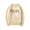 Толстовка Christian Pray Женская свитер-молитва Библия Молитвенная рубашка Молящаяся женская толстовка с круглым вырезом Толстовка с капюшоном Jesus Church Пуловер