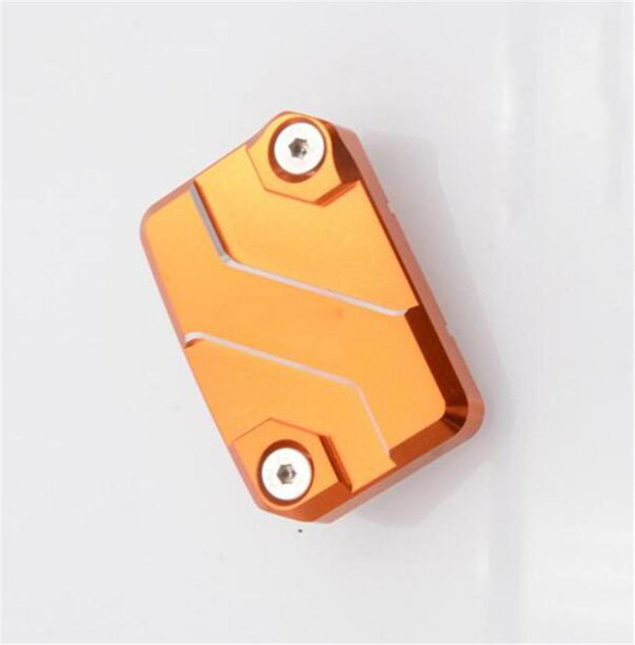 CNC Aluminum Motorcycle Front Brake Reservoir Cap For RC125 RC200 RC390 Orange