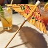 50Pcs Mini Paper Umbrella Cocktail Cake Drink Fruit Decoration Hawaii Beach Pool Party Decor Birthday Wedding Supplies