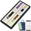 Sympathy Incense Gift [Kojurin 3 Types Sandalwood, Inner Wrapping, Carry Bag Included, Candle] Made In Japan, Low Smoke, Gift Incense, for Buddhist
