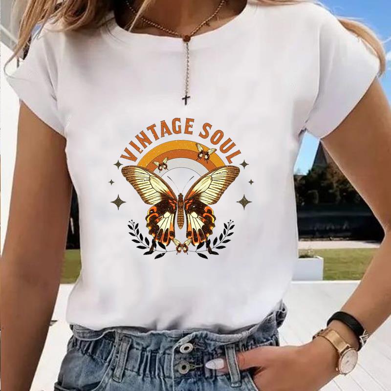 Азиатская футболка с графическим принтом кактуса, трендовый стиль, 90-е годы, повседневная женская одежда, летний топ, женская женская футболка, модная футболка с коротким рукавом