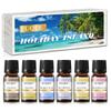EUQEE 6PCS Fragrance Oils Set Gift for Aromatherapy Diffuser Yoga Spa Massage Bath Skin Care Relaxation DIY Perfume