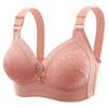 Lace Embroidery Gather To Prevent Sagging Bra Collect and Collect Breast Milk Non Magnetic and Non Steel Ring Women's Large Size Underwear