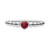 Pandora Beaded Design Crystal Inlaid Ring Women rings Silver 198867C08