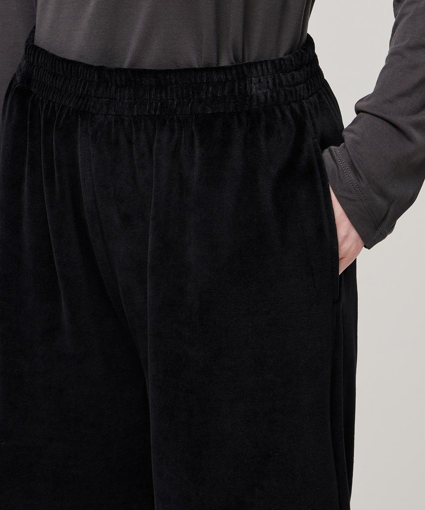 MUSINSA STANDARD WOMAN Women'S Velour Lounge Pants [Black]
