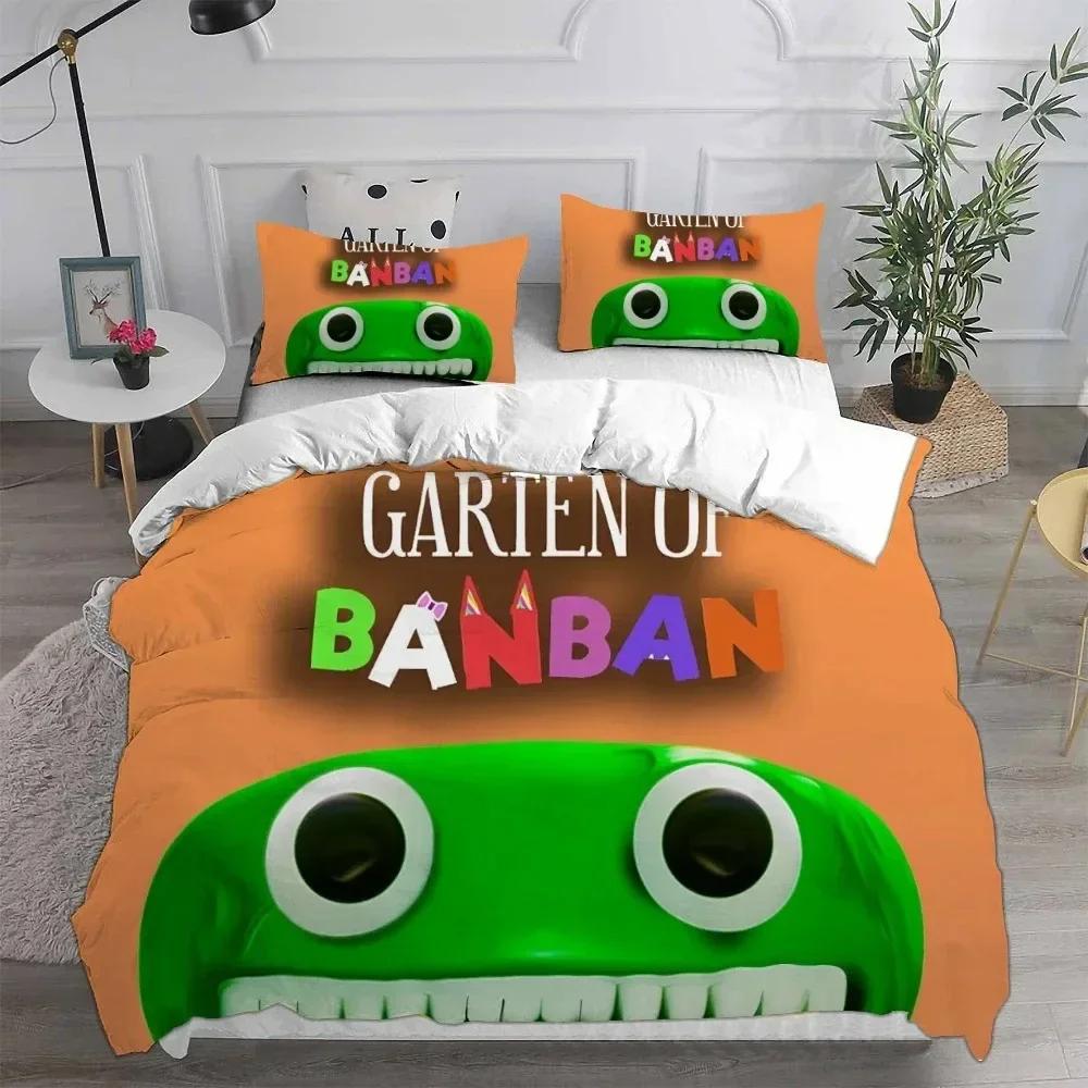 3D-печатная игра «Сад Банбана» Комплекты постельного белья Одеяло, одеяло, покрывало, пододеяльник, наволочка, наборы для детей и взрослых