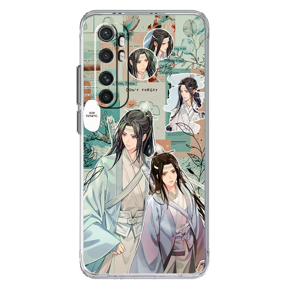 Mo Dao Zu Shi Wei Wuxian Anime Phone Case For Xiaomi Mi 12T 10 12 Lite 11 Ultra 11X 11T Pro 11i Poco X4 X3 NFC F3 M3 M4 5G Cover