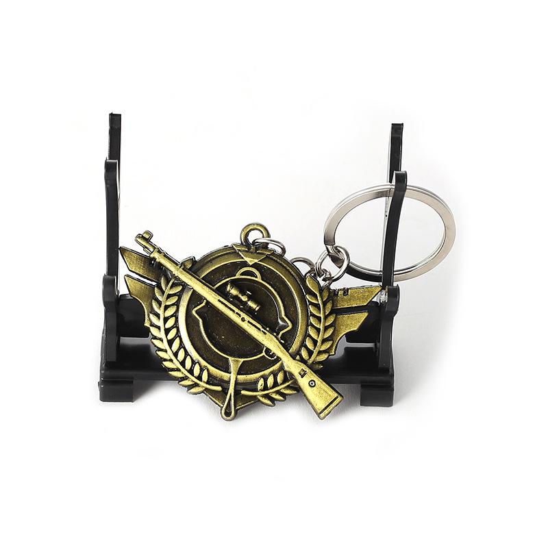 Популярный 12 см брелок-подвеска PlayerUnknown's Battlegrounds из металла