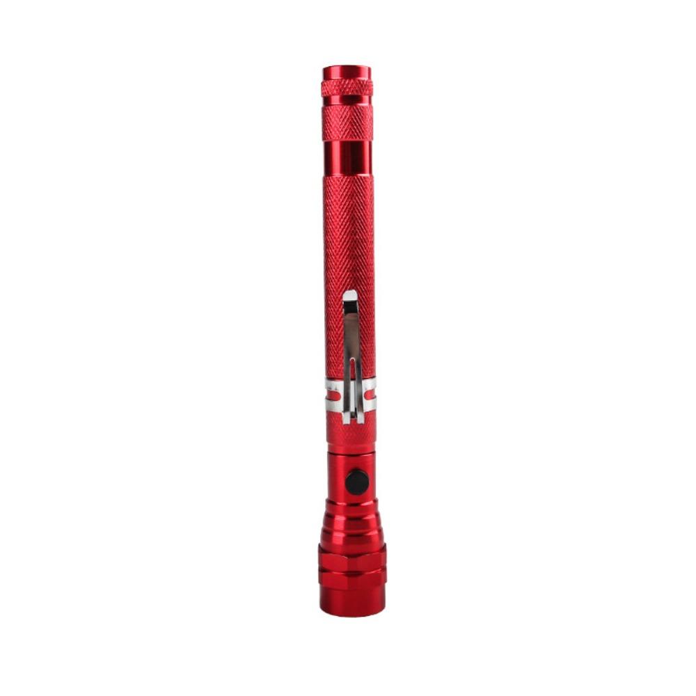 Dual Magnet LED Antenna Light Telescopic Stretching Flexible LED Flashlight Corner Picking