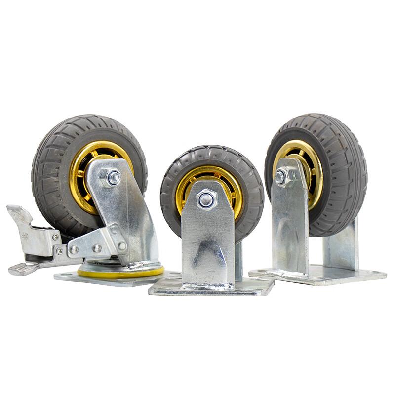 Hesdige Heavy-Duty Silent Rubber Caster Wheel