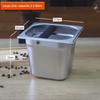 Stainless Steel Non-Slip Coffee Knock Box for Household Espresso Machines