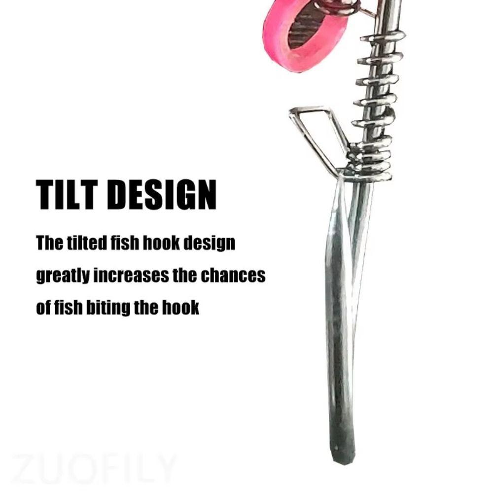 Single Hook Live Shrimp Fishing Hooks Carbon Steel Barbed Fishhook Fishing Fixed Hooks  Live Bait