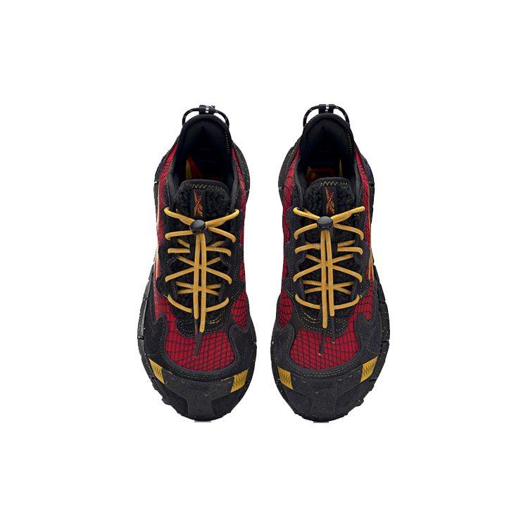 Reebok Zig Kinetica 2 Edge X A AP Nast Устойчивые к истиранию Устойчивые к истиранию Низкие Повседневная обувь Унисекс Черный Красный GY5805