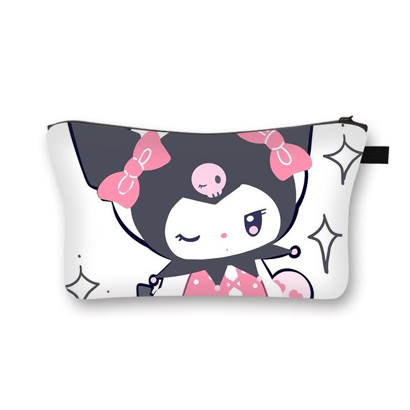 Лето 2023 Новый Стиль Sanrio Милый Сладкая Девочка Косметичка Мультяшная Студенческая Сумка для Хранения Оптом