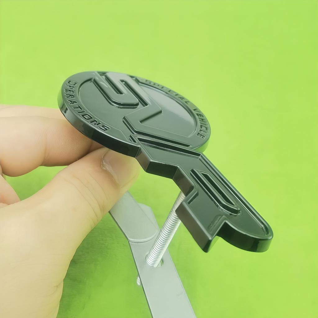 1Pc Metal Logo Car Front Grill Badge Car Side Fender Rear Trunk Emblem Badge Sticker Styling Decoration Accessories