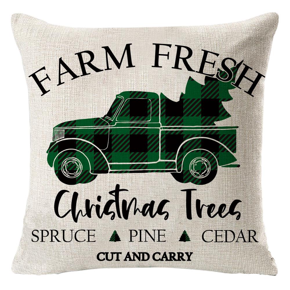 St. Patrick's Day Pillow Home Waist Pillow Four-leaf Clover Sofa Cushion Cover Pillow Cover