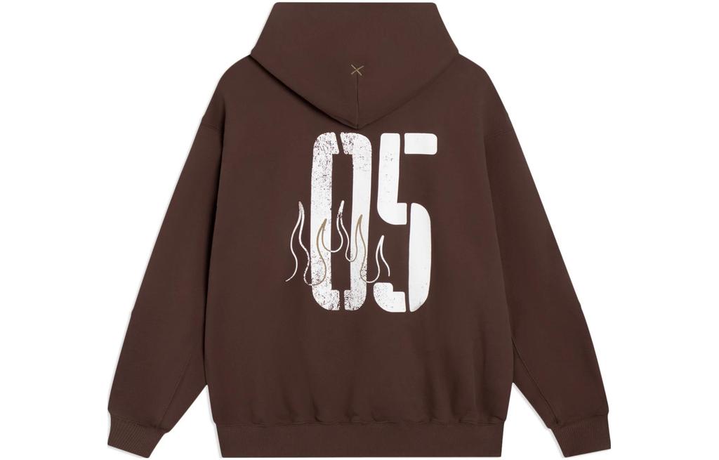 Men's Sweatshirt Li-Ning Li Ning Badfive Sweatshirt Unisex Milk Coffee Umber