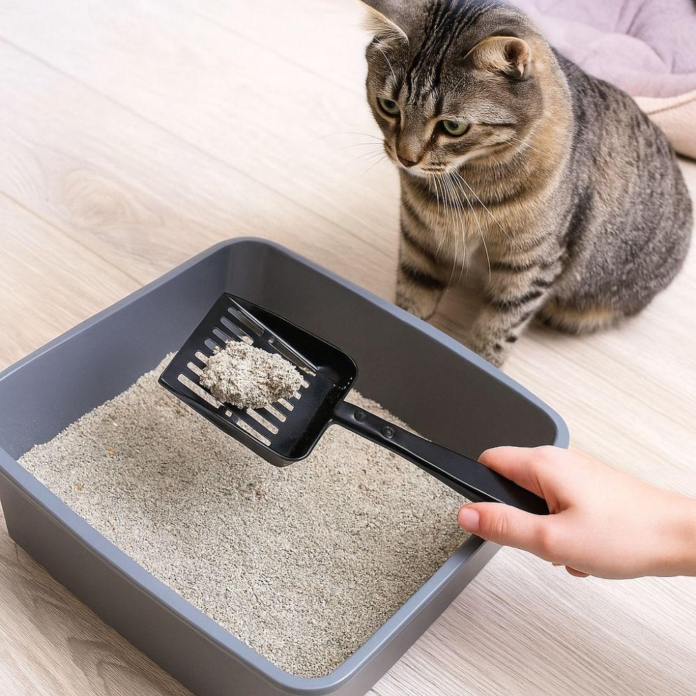 Pet Cleaning Tool Metal Cat Litter Scoop Wide Rustproof Ergonomic Fireplace Shovel Hollow Out Pet Poop Shovel Camping