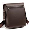 Messenger Shoulder Bag Men Leather Briefcase Casual Business Crossbody Handbag