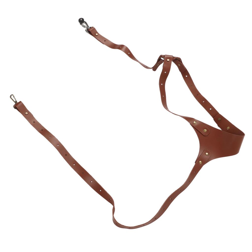 Camera Side Shoulder Strap Widened Scratch Proof Vintage Leather Digital SLR Camera Strap for