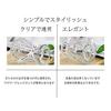 Vase glass stylish single flower holder simple container transparent base decorative home decoration height 15CM