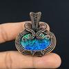 Australian Triplet Opal 999 Copper Wire Wrapped Pendant, Handmade Gemstone Jewelry Pendant Gift For Birthday
