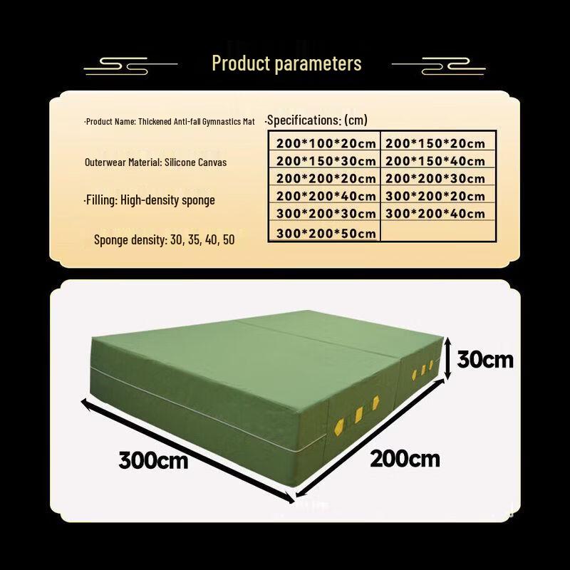 Foldable Thick Gymnastics Training Mat