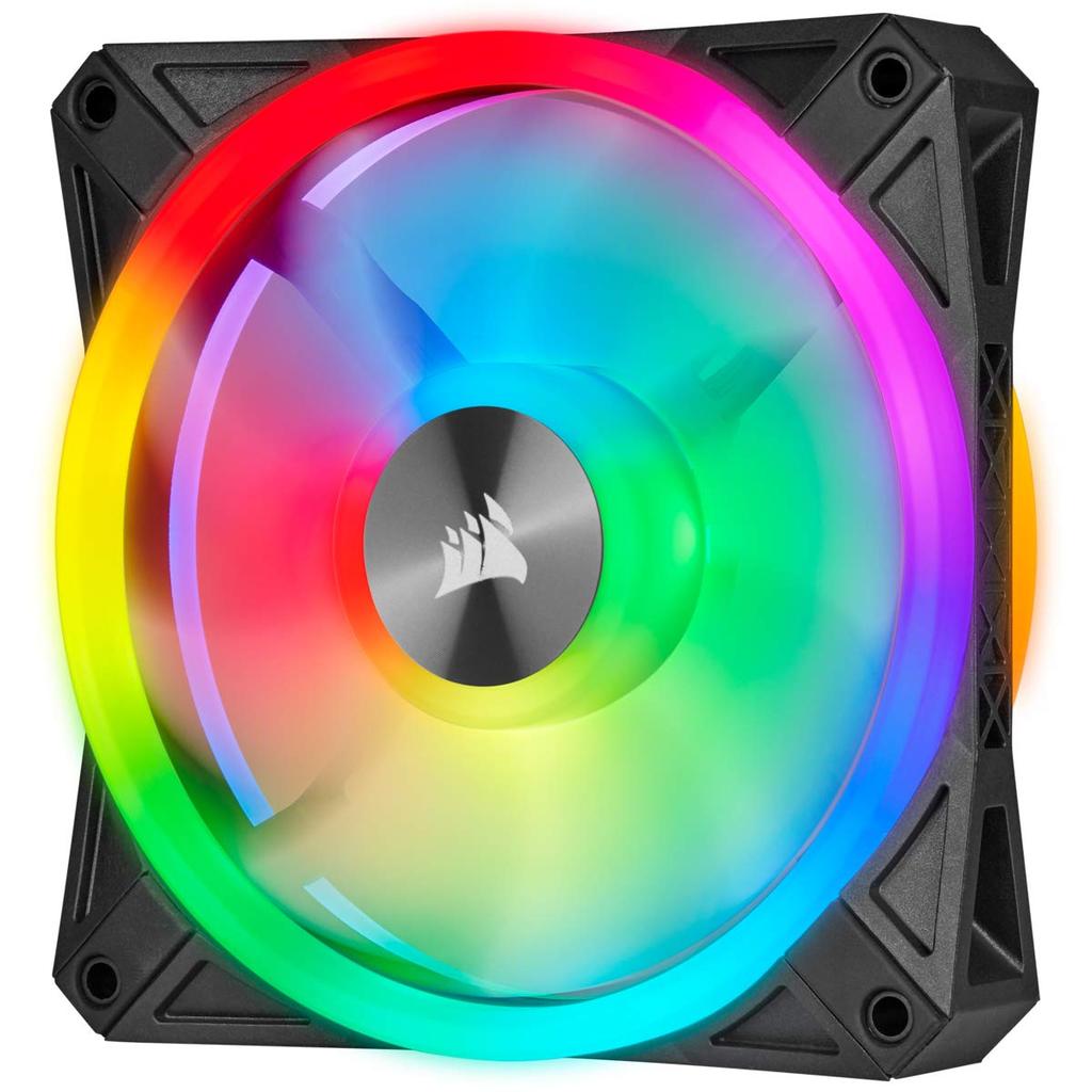 Corsair iCUE QL140 RGB 140mm Dual Fan Kit PWM Compatible PC Case Fan FN1376 CO-9050100-WW