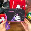 Мультяшная квадратная косметичка HelloKitty для женщин, портативная сумка для хранения наушников, помады, гигиенических прокладок, кошелек, косметичка на молнии