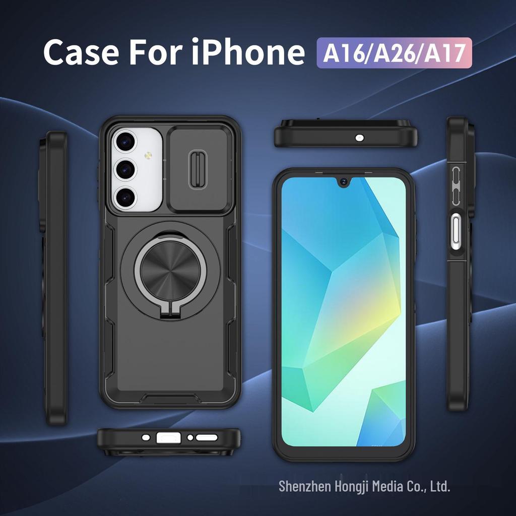 Флип-чехол Samsung A17 Warlord: Магнитный ударопрочный защитный чехол 2-в-1