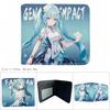 Anime Hatsune Miku PU Leather Wallets Kawaii Short Purse Wallet Po Card Holder Cartoon Virtual Singer Manga Coin Purse Gifts
