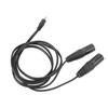 3.5mm Male To Dual XLR Male Cable 1.5m OFC PVC Dual XLR Male Adapter Microphone Cord for Speakers