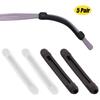 5 pair Silicone Eyeglass Non-Slip Ear Hook Anti-Slip Elastic Comfort Glasses Retainers for Spectacle Sunglasses Reading Glasses