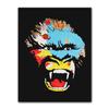Nordic Graffiti Art Animal Canvas Painting Monkey Tiger Orangutan Head Poster Office Living Room Corridor Home Decoration Mural No Frame