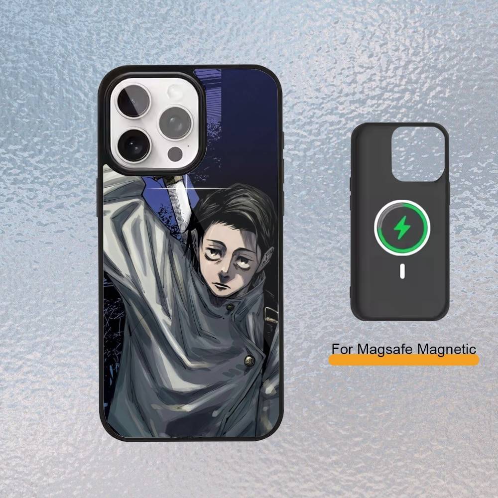 Чехол для телефона Okkotsu Yuta Jujutsu K-Kaisen для iPhone 17,16,15,14,13,12,11 Plus,Pro Max Магнитный чехол с поддержкой беспроводной зарядки