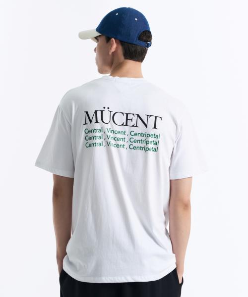 MUCENT Slogan Short Sleeve T-Shirt (Crop, Loose Fit)