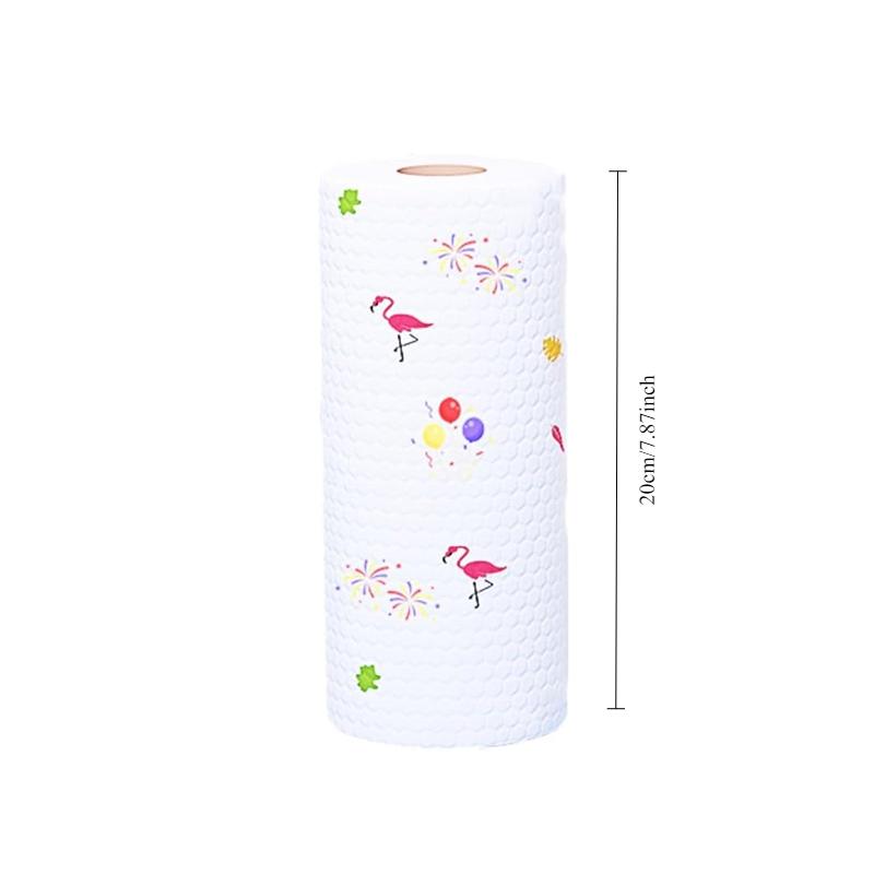 Влажные и сухие кухонные тряпки Нестирающиеся Моющиеся Чистящие Бытовые Нетканые Полотенца Одноразовые Обезжиривающие Кухонные Тряпки Для Мытья Посуды